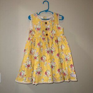 NWOT Sweethoney Yellow Floral Dress